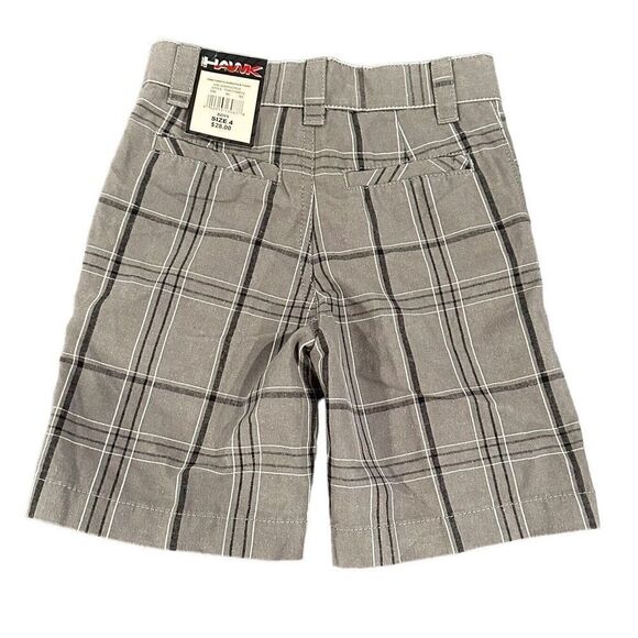 Tony Hawk Shorts Boys Size 4 Skater Skateboarder Bermuda Checkered Y2K Gargoyle - Picture 2 of 5